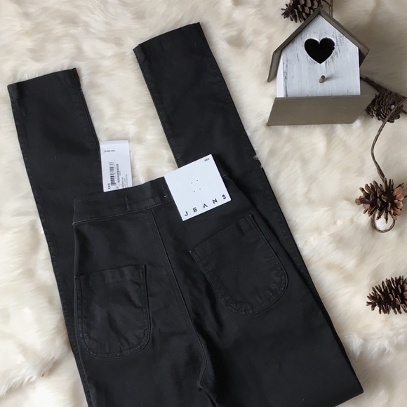 American Apparel Black Easy Jeans XXS - Picture 2 of 8